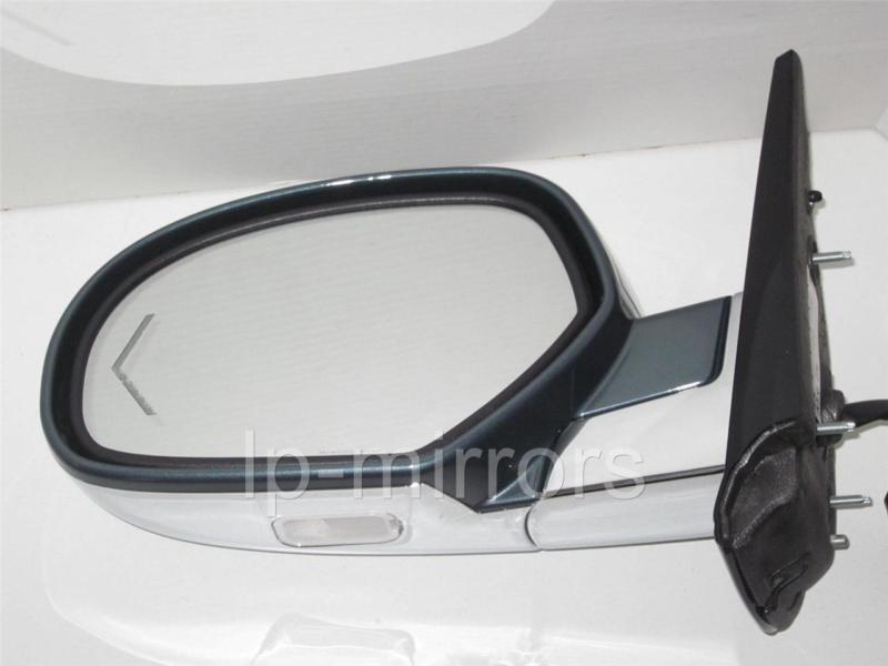 09-12 cadillac escalade denali signal driver side mirror stealth gray new