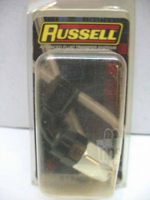 Russell 610163 full flow 90deg swivel hose fitting -6an aluminum new