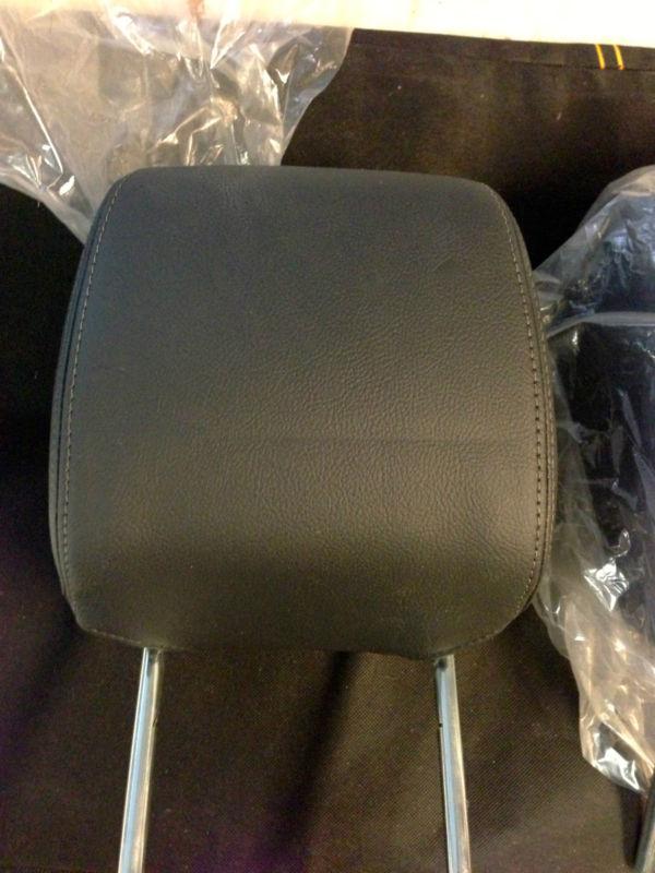 Buy Land Rover Factory BLACK Leather Headrests PAIR head rest driver ...
