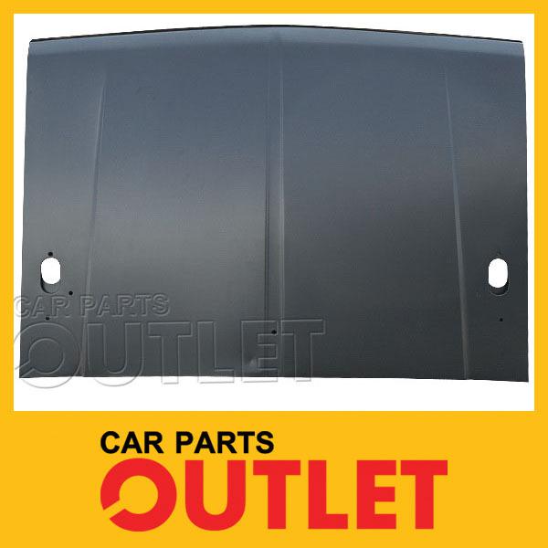 1981-1982 nissan pickup hood panel primered black steel replacement 720 hardbody