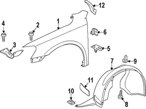 Volkswagen 5618059839b9 genuine oem factory original cover