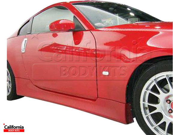 Cbk frp vert side skirts kit auto body nissan 350z z33 03-08 new product