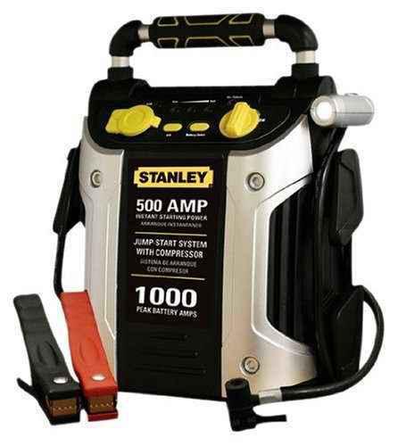 New stanley j5c09 500-amp jump starter with built-in air compressor