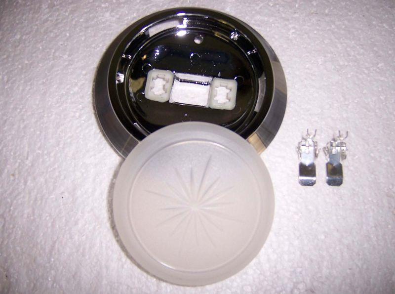 Dome light lens , base & clips new 1978- 1982  mailibu 1973 - 1988  monte carlo