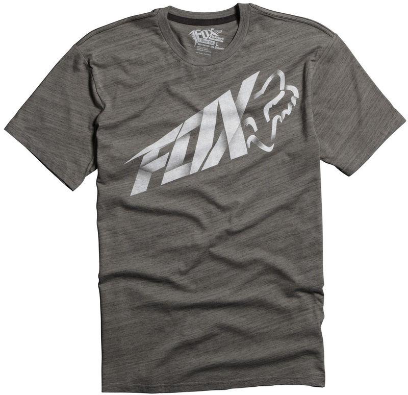 Fox riptide charcoal tee shirt t-shirt motocross t tshirt mx 2014