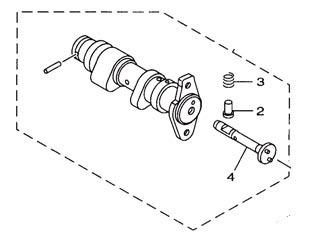 1998 1999 2000 2001 yamaha yfm600 yfm 600 grizzly factory camshaft cam shaft