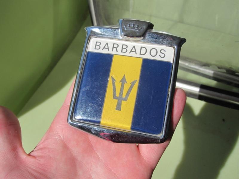 Barbados renamel badge vw beetle oldschool porsche 356 911 mercedes benz bmw dkw