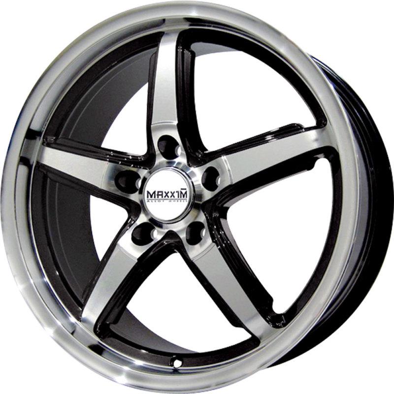 4 new 17x7.5 48 offset  5x114.3 maxxim allegro graphite wheels/rims