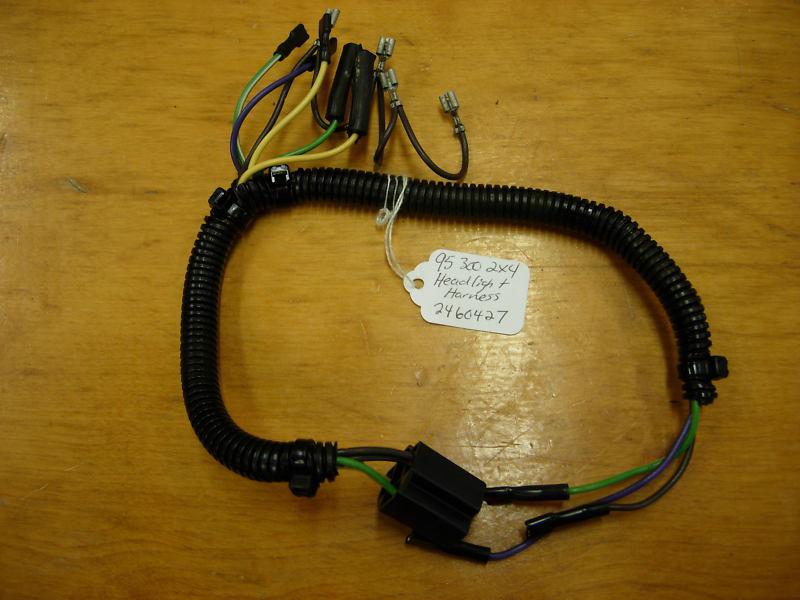 95 polaris 300 2x4 nice headlight harness 2460427 