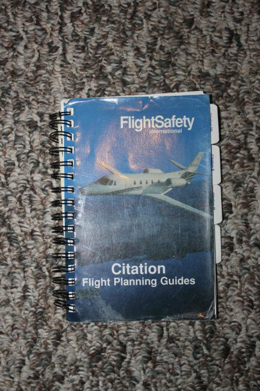 Cessna citation flight planning guides from flight safety