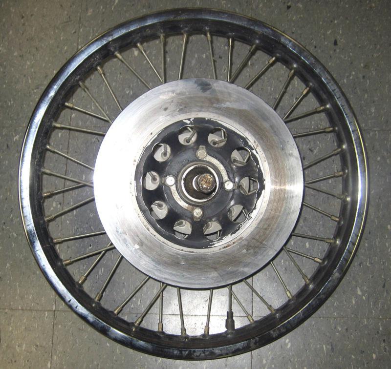 Vintage 1976 kawasaki kz400 takasago rear rim 1.85" x 18"