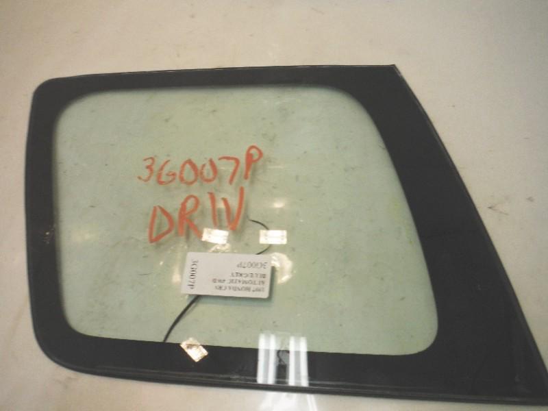 1997 honda crv 4wd driver rear side quarter glass window oem