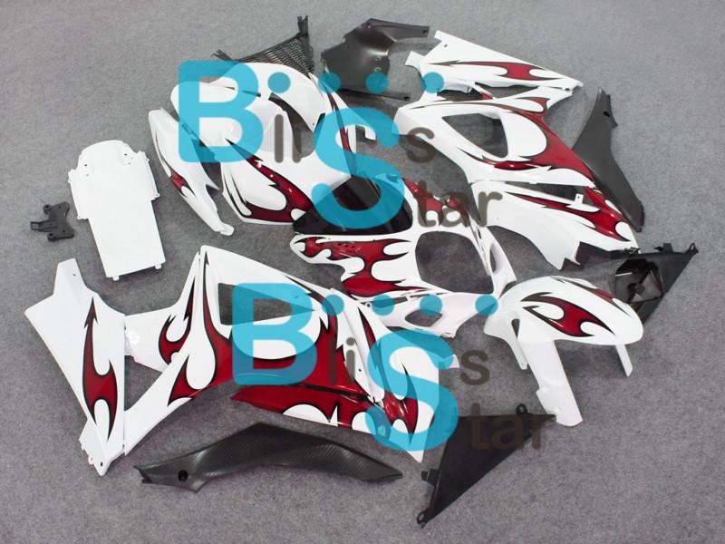 Injection fairing bodywork plastic kit set fit gsxr1000 2007-2008 23 w2