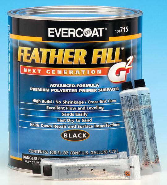 Evercoat featherfill auto paint primer g2 black gallon