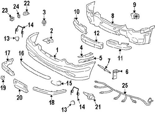 Mercedes-benz 2038851881 genuine oem factory original license bracket