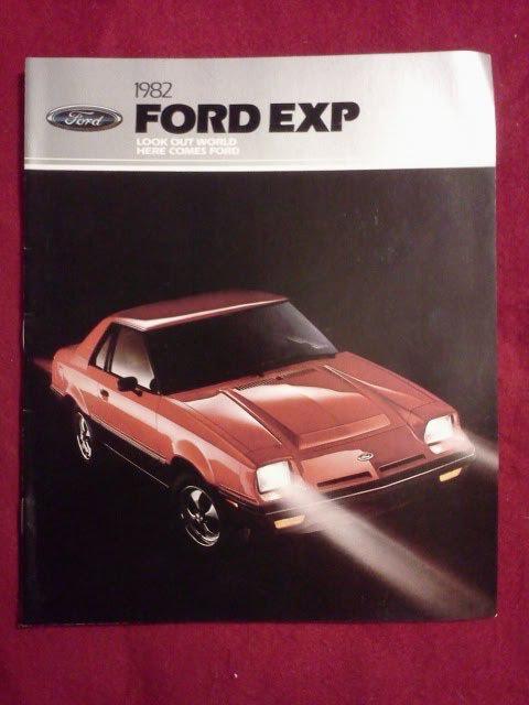 1982 ford exp sales dealer brochure