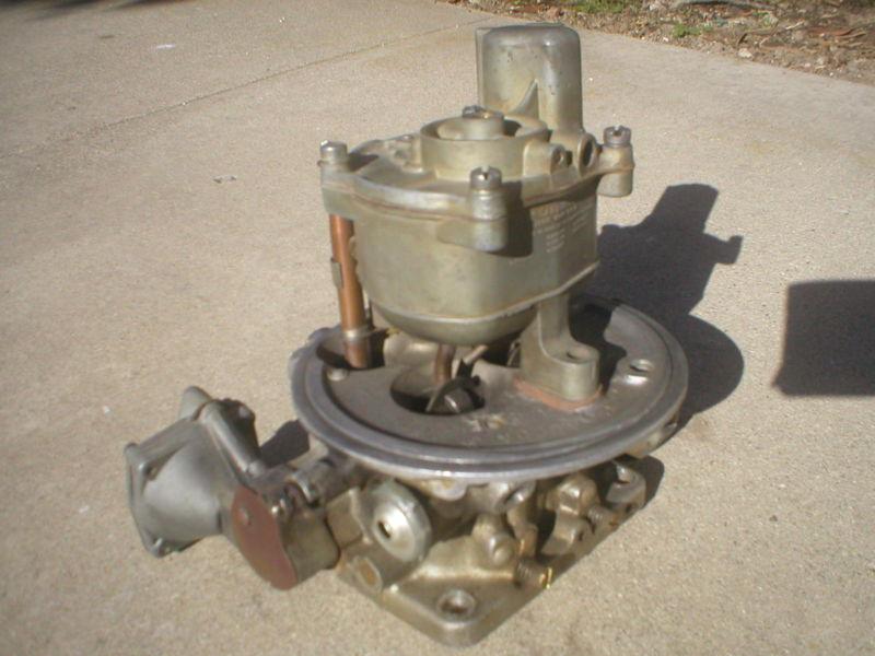 Nice clean 1954 mercury holley "teapot" 4 bbl. carburetor eby-9510-j  list-803-6