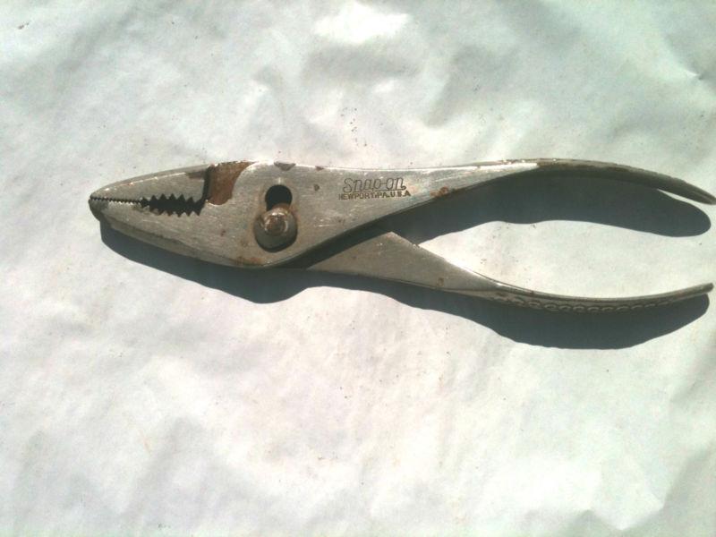 Snap-on tools rare vintage pliers,snap-on newport, pa vacuum grip no. 47