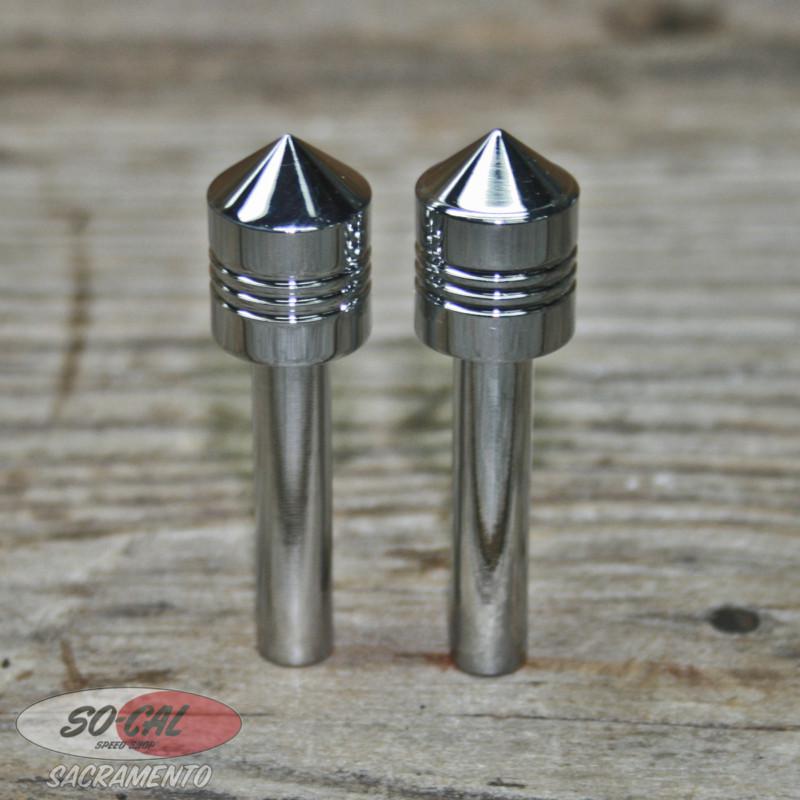 Buy PAIR OF SPIKE DOOR LOCKS PULL KNOB RAT HOT ROD CUSTOM LOWRIDER OLD ...