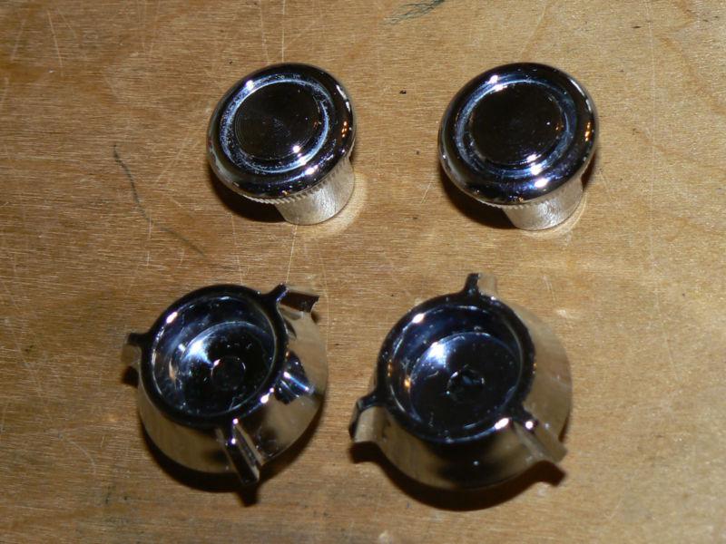 Ford chrome radio knobs '70's - '80's