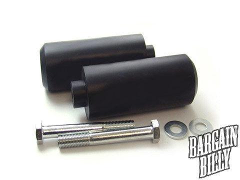 Yamaha fz6 no cut black extended frame sliders (2004-2012)