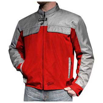 Prima "pullman" riding jacket (red/gray)                                        