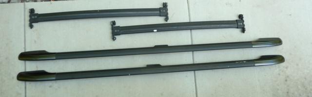 01-05 toyota sequoia luggage rack roof rails crossbars oem complete