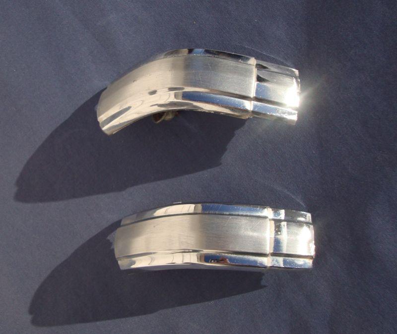 1968 lincoln continental both rear chrome trim molding (2)