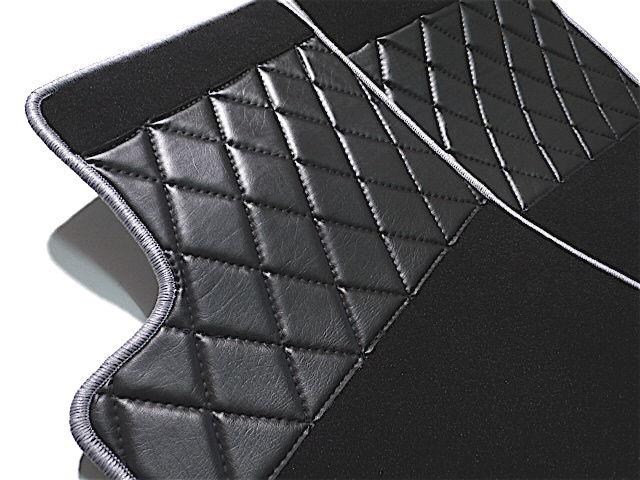 Black/grey premium  velours mat set for lotus esprit + turbo s4 + v8 lhd + rhd