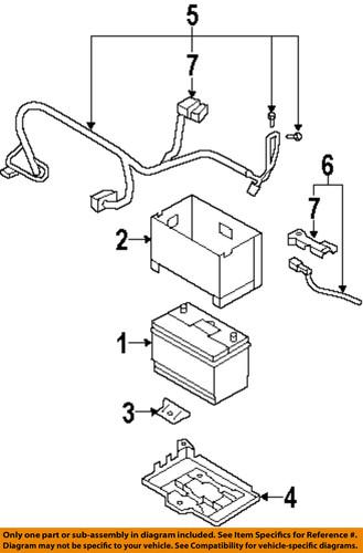 Hyundai oem 371502b000 battery-battery tray