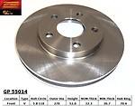 Best brake gp55014 front disc brake rotor