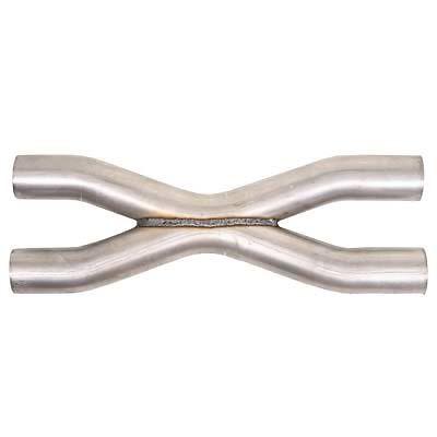 Summit racing crossover pipe x-pipe steel aluminized 2.50" diameter universal ea