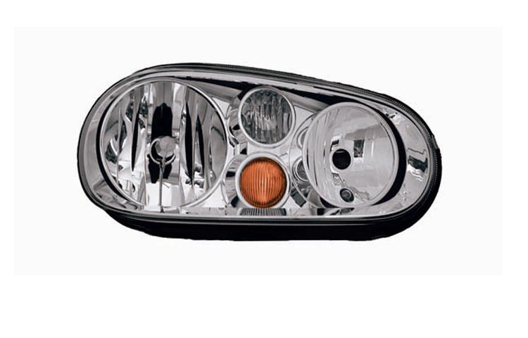 Passenger side replacement headlight w/o fog lamp volkswagen golf - 1j0941018d