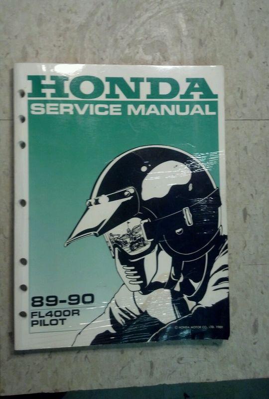 Honda pilot 1989-1990 service manual fl400 r
