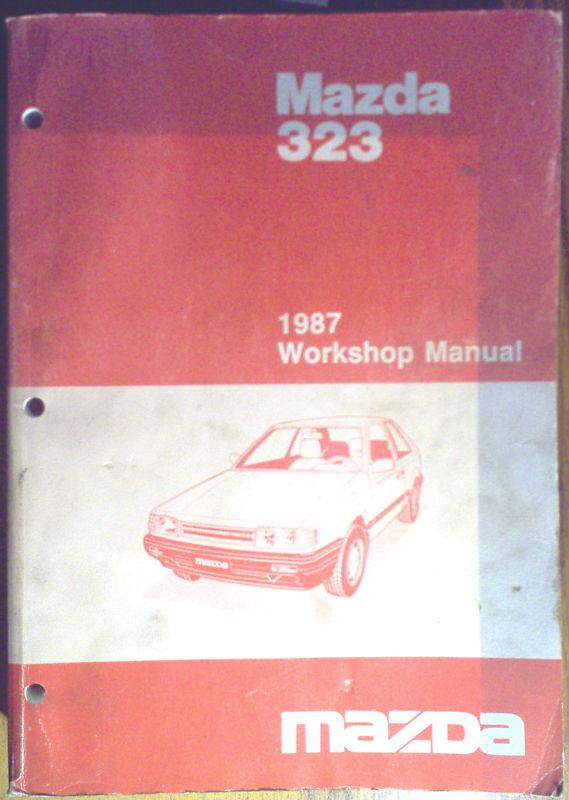1987 mazda 323 (non station wagon) shop repair service workshop manual 87 oem