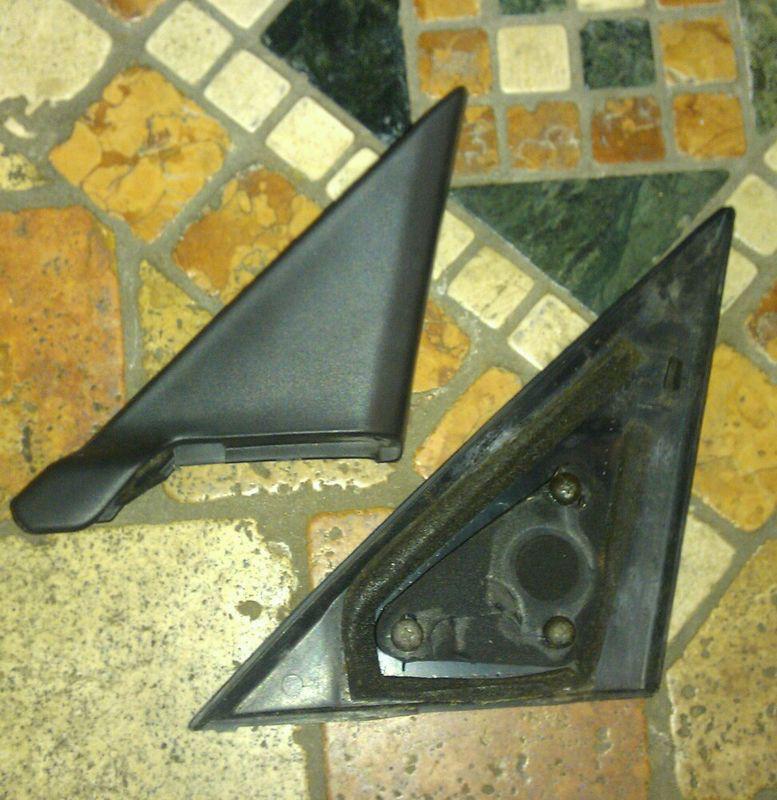 1988-1991 honda civic sedan passenger mirror delete block off plate