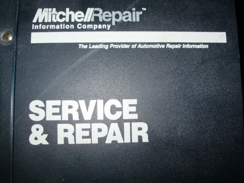 1989-90-91 mitchell air conditioning heating service chrysler ford gm car truck