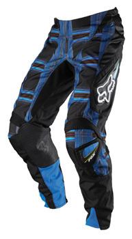 New fox racing youth kids 180 mx atv motocross race pants blue & black size 26