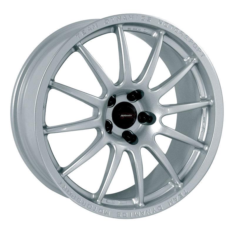 Set of 4 silver team dynamics pro race 1.2 road/race wheels 18x8 e45 5x112 57.1