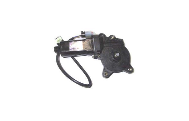 Power front window regulator motor with warranty pair