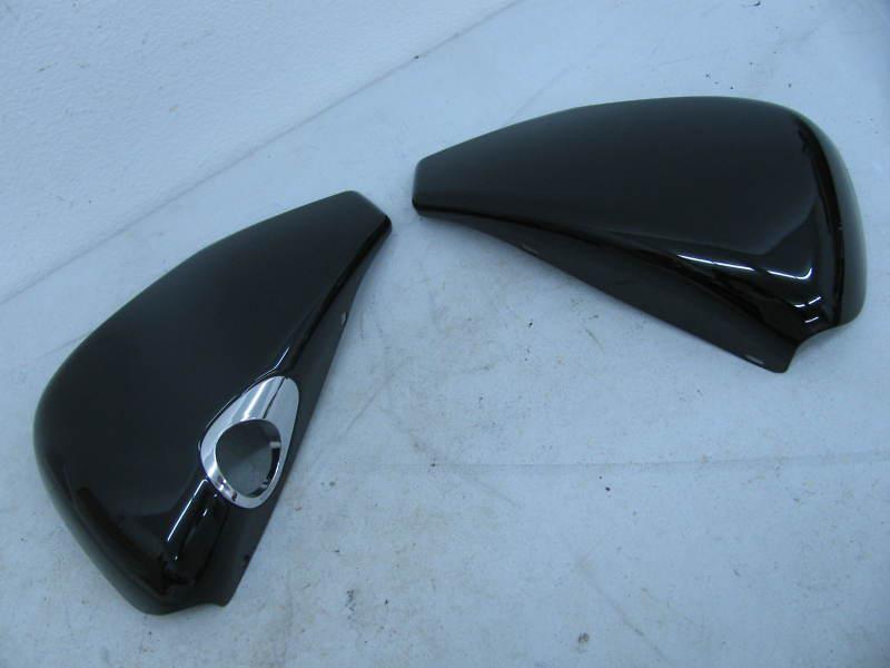 New take-off harley-davidson sportster stock black side covers set right & left