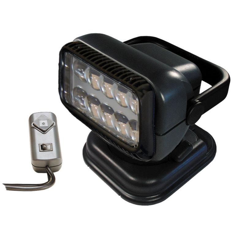 Golight portable radioray led w/wired remote - grey 51494