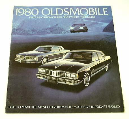 1980 80 oldsmobile brochure delta toronado ninety-eight