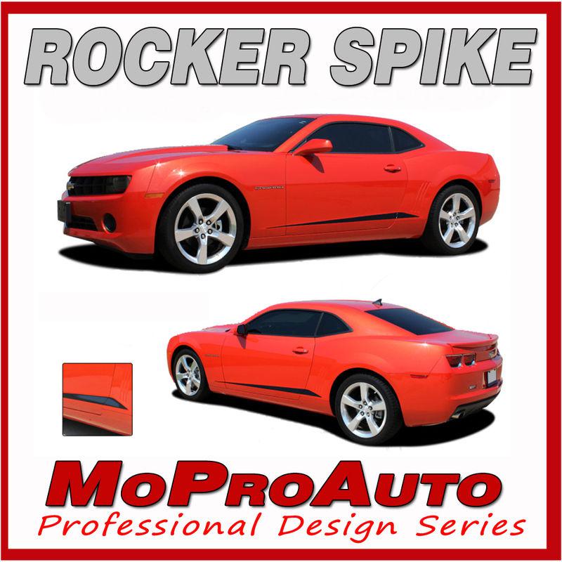 2011 camaro lower door rocker spike side stripes graphics decals - 3m vinyl 200