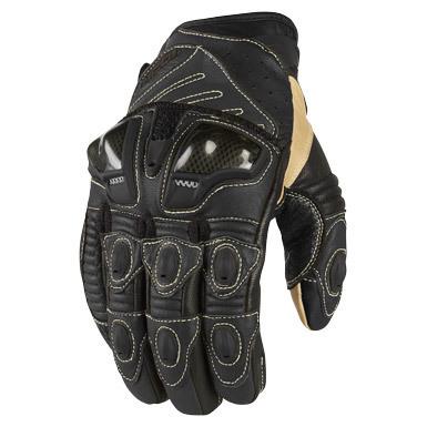 Icon glove overlord short black sm 3301-1461