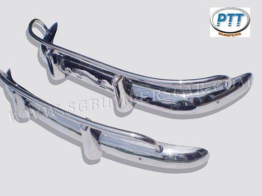 Volvo pv544 stainless steel bumper - us style (1958-1965)