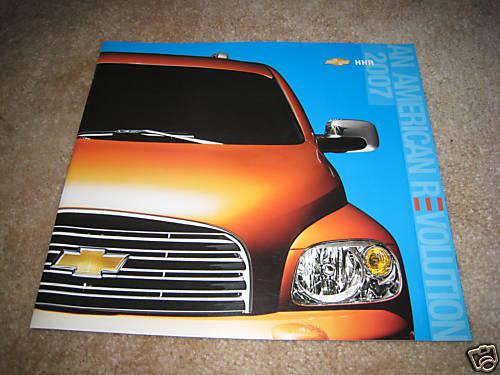 2007 chevrolet hhr ls lt sales brochure dealer literature auto car catalog