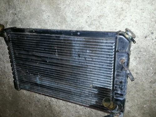 1975-76 corvette original copper radiator