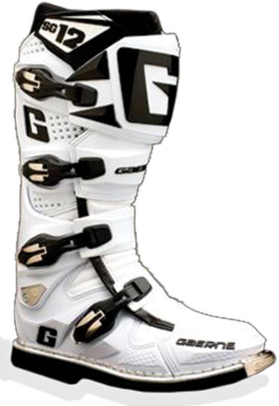 Gaerne sg-12 motocross boots white 8