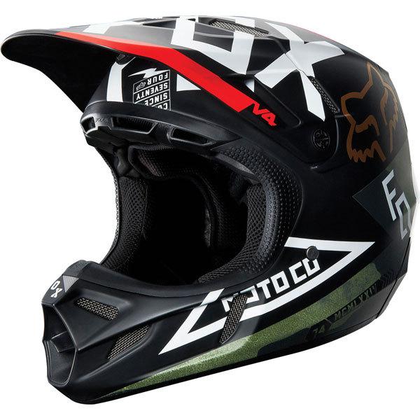 Camo l fox racing v4 machina helmet 2013 model